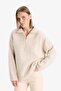 Relax Fit Half-Zip Knit Sweater F3897AX25WN - 4