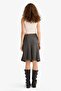 A Form Checked High Waist Viscose Midi Skirt F7806Ax25Au - 8