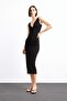V-Neck Sleeveless Midi Dress G0390Ax25Sm - 3