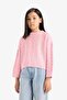 Standard Fit Crew Neck Knitwear Sweater Girls E7880A825Au - 3