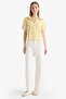 Fitted Textured Short Sleeve Shirt F4847Ax25Hs - 2