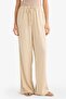 Wide Leg Linen Blend Elastic Waist Pants E1994Ax25Sm - 4