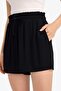 Regular Waist Short Leg Crinkle Viscose Shorts F3101Ax25Hs - 6
