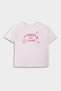 Crew Neck Printed Combed Cotton 2-Piece Short Sleeve T-Shirt Baby Girl Newborn E8246A525Sm - 6