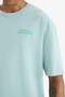 Oversize Wide Fit Crew Neck Printed Sportsman Short Sleeve T-Shirt (25 Sm) - 5