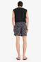 Patterned Mesh Lined Short Length Swim Shorts E0951Ax25Hs - 7