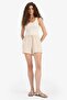 Regular Waist Short Leg Linen Blend Shorts F6365Ax25Hs - 2