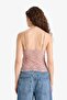 Slim Fit Slim Fit V Neck Lace Strap Tank Top F6005Ax25Hs - 8