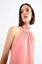 Halter Neck Wide Leg Long Jumpsuit F8206Ax25Sm - 6