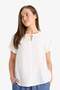 Regular Fit Round Neck Short Sleeve Blouse C8831Ax25Sm - 3
