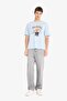 100% Cotton Boxy Fit Crew Neck Printed Short Sleeve T-Shirt F4285Ax25Sm - 2