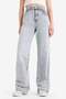 100% Cotton Straight Wide High Waist Wide Leg Long Jean Trousers E1704Ax25Sm