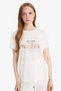 Regular Fit Crew Neck Printed Short Sleeve T-Shirt F6326Ax25Hs - 3