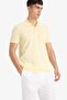 100% Cotton Slim Fit Polo T-Shirt E2633Ax25Sm - 3