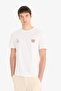 100% Cotton Regular Fit Crew Neck Printed Short Sleeve T-Shirt F4286Ax25Sm - 4