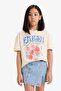 100% Cotton Relax Fit Crew Neck Printed Short Sleeve T-Shirt Girls E0355A825Sm - 3