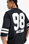 100% Cotton Loose Fit Crew Neck Back Printed Short Sleeve T-Shirt F0188Ax25Sm