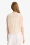 Boxy Fit Crew Neck Lace Vest F1814Ax25Sm - 5