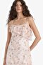 Ruffle Collar Floral Tulle Strap Mini Dress F6148Ax25Hs - 6