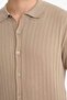 Standard Fit Polo Neck Knitwear Short Sleeve T-Shirt E4603Ax25Sm - 5