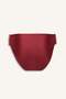 Regular Fit Satin Bikini Bottom-Fall in Love E0399Ax25Sm - 8