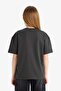 100% Cotton Relax Fit Crew Neck Printed Short Sleeve T-Shirt Girls E0355A825Sm - 6