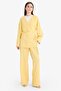 Relax Fit 2-Piece Set Waffle Textured Long Sleeve Kimono Pants F4095Ax25Sm