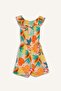 100% Cotton Patterned Strappy Jumpsuit for Girls E5803A825Sm - 8