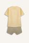 2-Piece Set Short Sleeve Printed T-Shirt Elastic Waist Shorts Baby Boy E1145A525Sm - 5