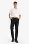 Regular Fit Crinkle Vertical Textured Lightweight Fabric Polo Collar Short Sleeve T-Shirt E1207Ax25Sm - 2