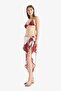 Patterned Satin Pareo F1464Axns - 2