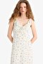 V Neck Floral Chiffon Sleeveless Midi Summer Dress F2007Ax25Sm - 4