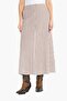 A-Line Gingham Regular Waist Seersucker Textured Maxi Skirt F5805Ax25Sm - 3