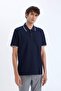 Regular Fit Polo Collar Waffle Short Sleeve T-Shirt D7932AX25SP - 3