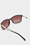 Men's Classic Coffee Plastic Frame Coffee Glass Fleece Ize Sunglasses F0564Axns - 7