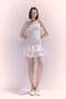 Fitted Strapless Floral Gipeli Mini Summer Dress F5115Ax25Sm - 2