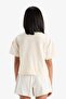 100% Cotton Crew Neck Printed Short Sleeve T-Shirt Girls E0384A825Sm - 6
