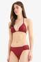Regular Fit Satin Bikini Bottom-Fall in Love E0399Ax25Sm - 3