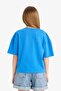 100% Cotton Relax Fit Crew Neck Basic Plain Short Sleeve T-Shirt for Girls Z5095A625Sm - 6