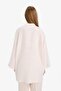 100% Linen Regular Fit Lace-Up Long Sleeve Shirt Tunic D4394Ax25Sm - 8