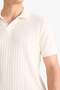 100% Cotton Standard Fit Polo Neck Short Sleeve Knit T-Shirt E2884Ax25Sm - 5