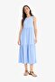 Crew Neck Wrinkle Sleeveless Midi Summer Dress A8841Ax25Sm