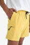 Quick-Drying Basic Mesh Lined Flexible Textured Short Length Swim Shorts C5138Ax25Hs - 6