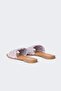 Women's Pearl Detailed Flat Sole Slippers E2501Ax25Sm - 3