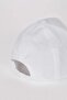 Baby Girl Embroidered Linen Blend Cap Hat D6882A525Sm - 6