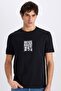 100% Cotton Regular Fit Crew Neck Printed Short Sleeve T-Shirt E0581Ax25Sm