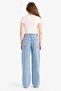 100% Cotton Wide Leg Lace-Up Waist Long Jean Trousers E8003Ax25Sm - 6