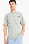 100% Cotton One Piece Boxy Fit Crew Neck Back Printed Short Sleeve T-Shirt E3271Ax25Sm - 3