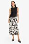 A-Line Floral Regular Waist Midi Skirt X6692Az25Sm - 3