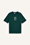 100% Cotton One Piece Boxy Fit Crew Neck Back Printed Short Sleeve T-Shirt E3272Ax25Sm - 8